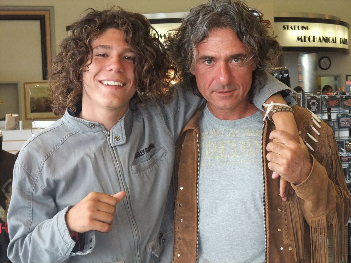 Andrea e Franco, protagonisti del viaggio.